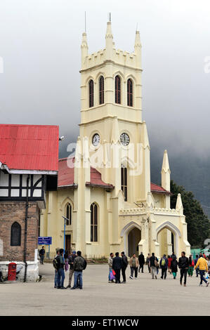 Dans Christ Church à Shimla Himachal Pradesh Inde Asie Banque D'Images