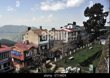 Dans Shimla Mall Road à Himachal Pradesh Inde Asie Banque D'Images