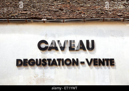 Dégustation de vin Pommard village, Bourgogne, France, Europe Banque D'Images