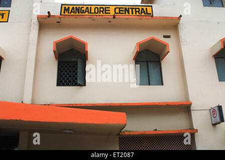 Gare centrale, Mangalore, Mangaluru, Karnataka, Inde, Asie Banque D'Images