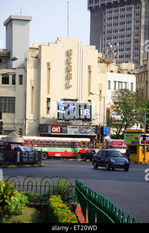 Regal Cinema, Art déco, cinéma, Colaba, S P Mukherjee Chowk, Bombay, Mumbai, Maharashtra, Inde, Asie, Asie, Indien Banque D'Images