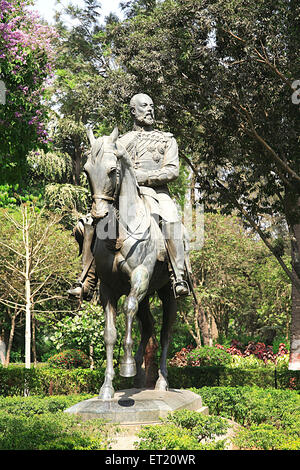 Roi Edward VII, Prince de Galles, Kala Ghoda, Victoria Garden, Veermata Jijabai Bhonsale Udyan, Rani Bagh, Zoo Byculla, Bombay, Mumbai, Inde, Asie Banque D'Images