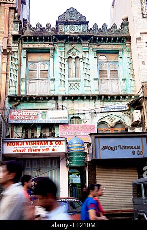 Lieu de culte Hazrat Maulana Shaikh Momin Shah Gazali ; dargah Sheikh Memon road ; Zaveri Bazaar ; Marine Lines ; Mumbai Banque D'Images