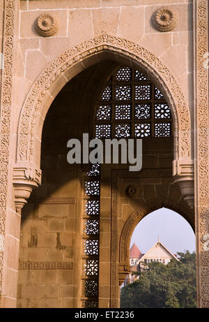 Porte de l'Inde ; Apollo Bunder ; Colaba ; Bombay ; Mumbai ; Maharashtra ; Inde ; Asie Banque D'Images