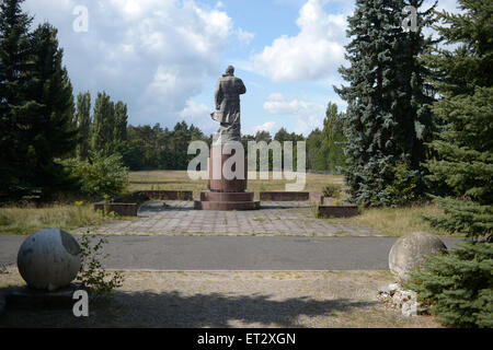 Wuensdorf, Allemagne, statue de Lénine dans l'ancienne garnison russe Wuensdorf Banque D'Images