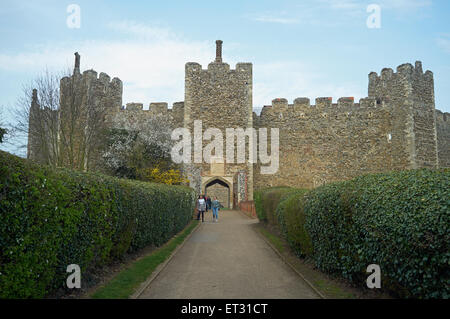Suffolk Framlingham Castle UK Banque D'Images