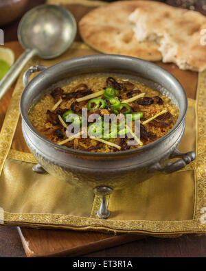 Haleem. La viande, les lentilles et l'orge. Moyen-orient et l'Inde l'alimentation Banque D'Images