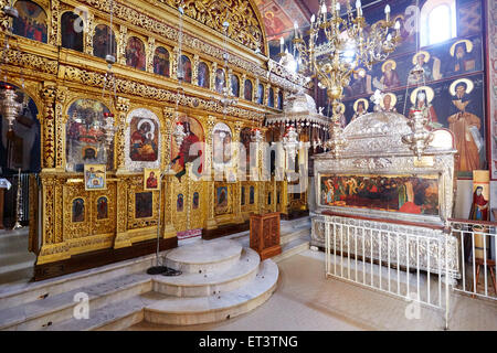 Saint Gerasimos Monastery, Kefalonia, Grèce Banque D'Images