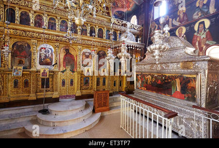 Saint Gerasimos Monastery, Kefalonia, Grèce Banque D'Images