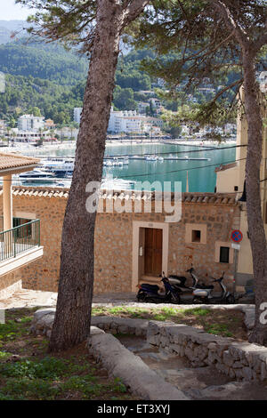 Port de Sóller, Mallorca, Espagne, Banque D'Images