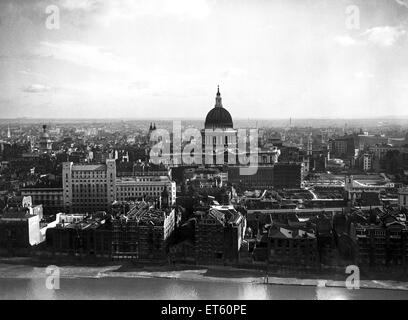 Vues de Londres, 19 juin 1952. Banque D'Images