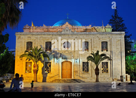 L'église de Saint Titus ('Agios Titos'), la ville d''Héraklion, Crète, Grèce Banque D'Images