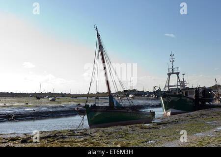 L'Endeavour amarrée à Leigh-On Sea Essex England Royaume-Uni Europe Banque D'Images