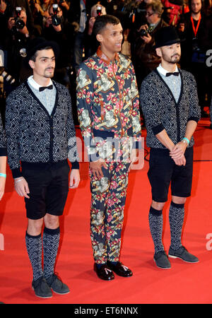 16E NRJ Music Awards - Arrivals comprend : Stromae Où : Cannes, France Quand : 13 Déc 2014 Crédit : Pat Denton/WENN.com Banque D'Images