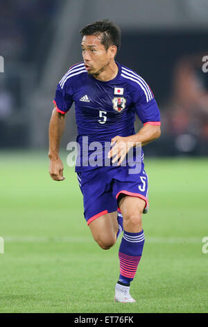 Yokohama, Kanagawa, Japon. 11 Juin, 2015. Yuto Nagatomo (JPN) Football/soccer : KIRIN Challenge Cup 2015 Match (match amical) entre le Japon 4-0 l'Iraq de Nissan Stadium à Yokohama, Kanagawa, Japon . Credit : AFLO/Alamy Live News Banque D'Images