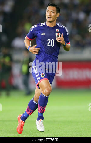 Yokohama, Kanagawa, Japon. 11 Juin, 2015. Tomoaki Makino (JPN) Football/soccer : KIRIN Challenge Cup 2015 Match (match amical) entre le Japon 4-0 l'Iraq de Nissan Stadium à Yokohama, Kanagawa, Japon . Credit : AFLO/Alamy Live News Banque D'Images