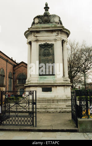 Cénotaphe de Stockton, 18 avril 1995. Banque D'Images