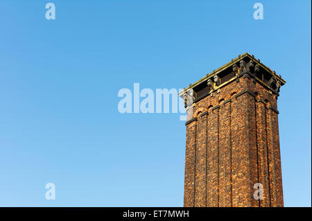 Détail de la cheminée dans le Nord du trimestre, Manchester Banque D'Images