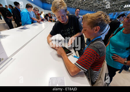 Berlin, Allemagne, stand de Sony à l'IFA 2014 Banque D'Images