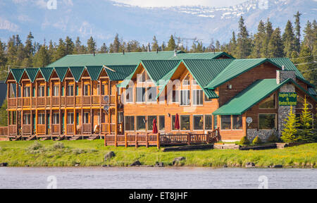 Henrys Fork de la rivière Snake, Pêcheurs Lodge, Island Park, California, USA Banque D'Images