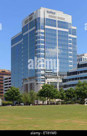 Le SunTrust Building au centre-ville de Norfolk, Virginie. Banque D'Images