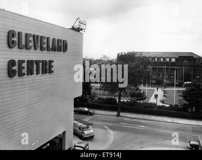 Centre de Cleveland, Middlesbrough, 3 août 1972. Banque D'Images