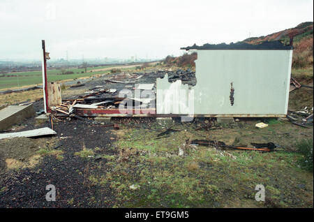 La demeure d'Eston Dry Ski. 23 décembre 1996. Banque D'Images