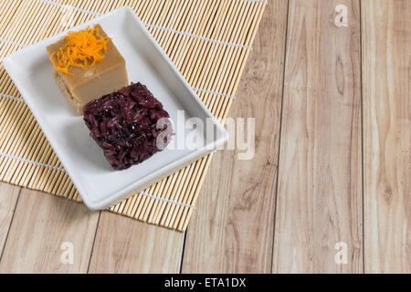 Snack-thaï, dessert traditionnel Banque D'Images