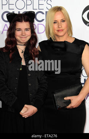 Le 41st Annual People's Choice Awards - Arrivals comprend : Harlow Olivia Calliope Jane, Patricia Arquette Où : Los Angeles, California, United States Quand : 08 Jan 2015 Credit : FayesVision/WENN.com Banque D'Images