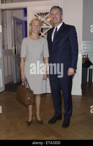 20. Blankeneser Réception de Nouvel An à l'hôtel Louis C. Jacob comprend : Frederike Beyer, Christian Wulff Où : Hambourg, Allemagne Quand : 08 Jan 2015/WENN.com Schultz-Coulon Crédit : Banque D'Images