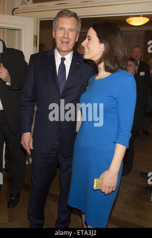 20. Blankeneser Réception de Nouvel An à l'hôtel Louis C. Jacob comprend : Christian Wulff, Katja Suding Où : Hambourg, Allemagne Quand : 08 Jan 2015/WENN.com Schultz-Coulon Crédit : Banque D'Images