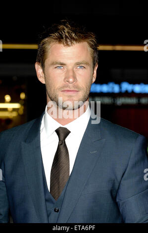 Première mondiale de Legendary Pictures et Universal Pictures "Blackhat" au théâtre chinois de Grauman à Hollywood IMAX - Arrivées avec : Chris Hemsworth Où : Los Angeles, California, United States Quand : 08 Jan 2015 Apega/WENN.com Crédit : Banque D'Images