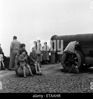 Vues d'Édimbourg, en Écosse. Septembre 1954. Banque D'Images