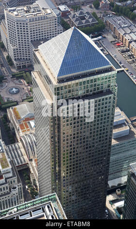 One Canada Square, Canary Wharf, Londres E14 Banque D'Images