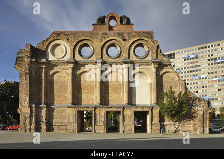 Berlin, Allemagne, les ruines de l'ancien portail de l'Anhalter Bahnhof Banque D'Images