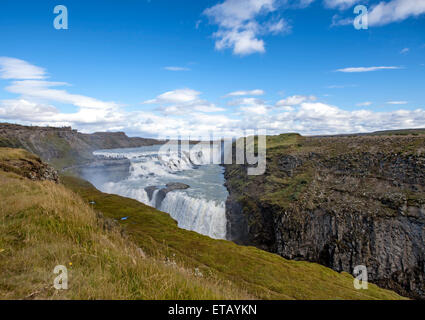 Le Parc National de Thingvellir, Gullfoss, près de Reykjavik en Islande Banque D'Images
