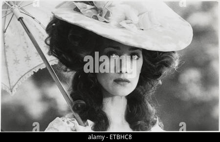 Marisa Berenson, Portrait publicitaire pour le film "Barry Lyndon", 1975 Banque D'Images