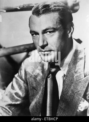 Gary Cooper, acteur Portrait publicitaire, vers 1940 Banque D'Images