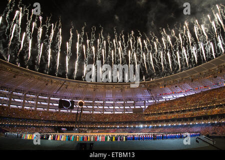 Baku, Azerbaïdjan. 12 Juin, 2015. Cérémonie d'ouverture des Jeux d'Europe. Credit : Elmar Mustafayev/Alamy Live News Banque D'Images