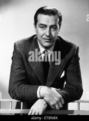 Acteur Ray Milland, Portrait, 1951 Banque D'Images