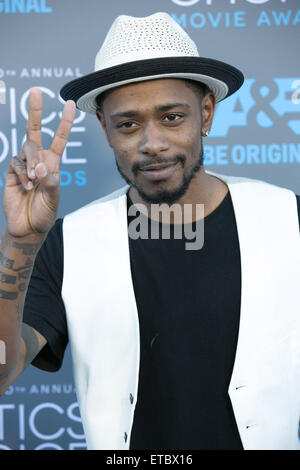 20e Congrès annuel des célébrités assister aux Critics' Choice Movie Awards - Arrivals au Hollywood Palladium. Avec : Keith Stanfield Où : Los Angeles, California, United States Quand : 15 Jan 2015 Crédit : Brian à/WENN.com Banque D'Images