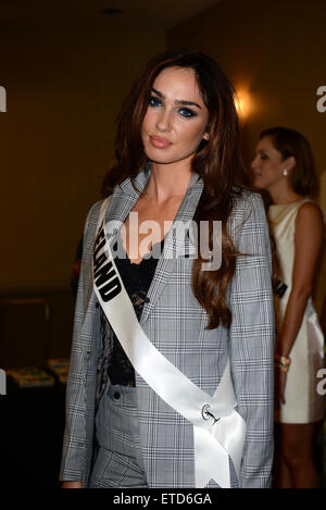 Miss Univers 2015 princesse Presse International de Miami à l'hôtel Crown Plaza comprend : Miss Irlande Où : Miami, Florida, United States Quand : 20 Jan 2015 : Crédit Photographie/WENN.com JLN Banque D'Images