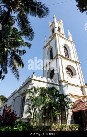 Mumbai Inde, fort Mumbai, Kala Ghoda, St.Eglise de la cathédrale de Thomas, clocher, India150302117 Banque D'Images