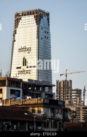 Mumbai Inde,Dadar,Kohinoor Altissimo Square,hauteur gratte-ciel gratte-ciel bâtiment gratte-ciel bâtiments gratte-ciel,en construction,site,India150302205 Banque D'Images