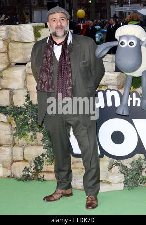 Le film 'Shaun moutons' Première européenne à la vue West End, Leicester Square, Londres avec Omid Djalili : où : London, Royaume-Uni Quand : 25 Jan 2015 Credit : WENN.com Banque D'Images