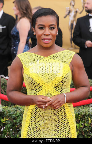 21e édition de SAG Awards au Shrine Auditorium comprend : Uzo Aduba Où : Los Angeles, California, United States Quand : 25 Jan 2015 Credit : FayesVision/WENN.com Banque D'Images