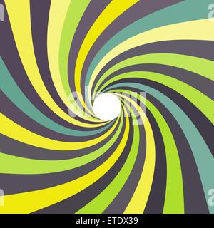 Spirale 3d abstract background. L'art optique illustration vectorielle. Illustration de Vecteur