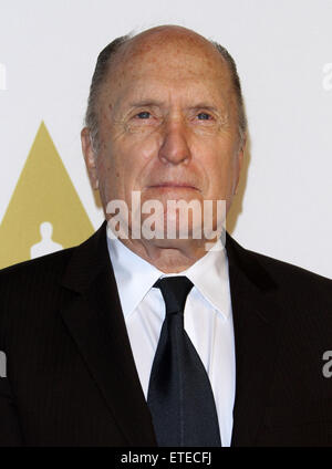 14e édition du Gala des prix des films pour adultes à Beverly Wilshire Hotel, présenté par le Magazine de l'AARP pour honorer le meilleur en 50-plus avec le cinéma : Robert Duvall Où : Los Angeles, California, United States Quand : 02 Mar 2015 Crédit : Adriana Barraza M./WENN.com Banque D'Images