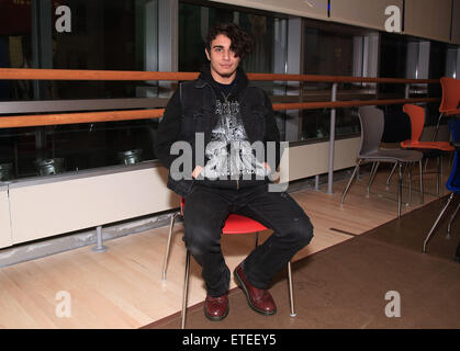 Playbill séance photo et interview avec 'Poisson dans l' acteur Jake Cannavale, tenue à nouveau 42e Rue Studios. Avec : Jake Cannavale Où : New York City, New York, United States Quand : 03 Mar 2015 Crédit : Joseph Marzullo/WENN.com Banque D'Images