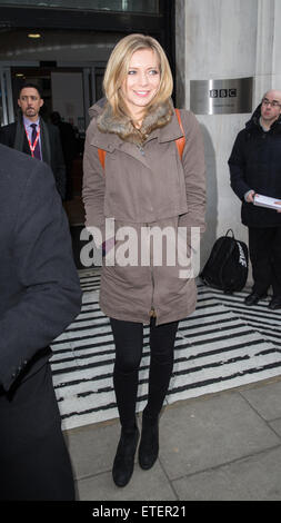 Célébrités à BBC Radio 2 - Rachel Riley de quitter la BBC Radio 2 après être apparu sur la Chris Evans Breakfast Show avec : Rachel Riley Où : London, Royaume-Uni Quand : 06 Mar 2015 Crédit : Mario Mitsis/WENN.com Banque D'Images